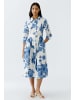 Oui Midikleid in blue white