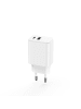 Setty Setty Ladegerät 1x USB + USB-C 3A 20W weiß