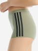 adidas Panty Sport Active Essentials Cotton 3 Stripes in silver pebble