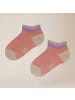Kunert Sneakersocken Elegant Essential glänzend in coral
