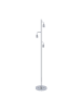 relaxdays Stehlampe in Silber - (H)150 x (D) 25
