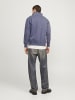 Jack & Jones Sweatshirt mit halbem Reißverschluss in Nightshadow Blue