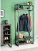 home24 Garderobe HERBY in Schwarz