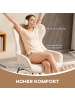 HOMCOM Ohrensessel in Cremeweiß 74,5L x 70B x 103,5H cm