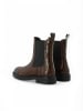 Cashott Stiefeletten CASLOLA in Dark Brown Croco