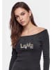 myMo ROCKS Women Longsleeve in Grey Stone Wash