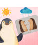 Mr. & Mrs. Panda Duschvorleger Igel Liebe ohne Spruch in Grau Pastell