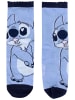 Cerda 4er - Pack Kindersocken Disney Stitch & Angel Geschenkset mit Spardose in Bunt