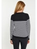 usha BLACK LABEL Pullover in SCHWARZ WEISS