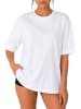 Reichstadt Damen Oversized Oversized T-Shirt in White