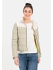 Camel Active Kurze Pufferjacke aus recyceltem Polyester in Beige