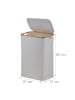 relaxdays Pfandflaschen-Sammelbehälter in Beige - 170 Liter