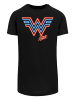F4NT4STIC Long Cut T-Shirt DC Comics Wonder Woman 84 Neon Emblem in schwarz