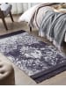 Beliani Kurzflor AKARSU in Violett/Weiß - (W) 80 x (H) 0.3 x (L) 150 cm