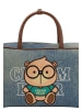 myMo Girls Handbag in grey blue