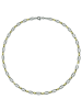 SilberDream 925 Silber vergoldet (Gelbgold 333) Damen SilberDream Halsketten Oval  ca. 45cm