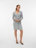 Vero Moda Strickkleid in Light Grey Melange