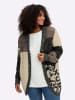 sheego by Joe Browns Strickjacke in schoko-champagner-gemustert