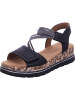 Tom Tailor Keilsandalette in schwarz