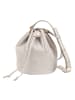 DuDu Filicudi Beuteltasche Leder 14 cm in pearl grey