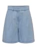 Soaked in Luxury Shorts SLAdelita Straight fit in Light Blue Denim