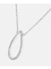 Diamant L'éternel Halskette mit Anhänger aus 375 Weißgold mit 0.10 Karat Diamant