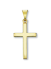 ONE ELEMENT  Kreuz Anhänger aus 333 Gelbgold in gold