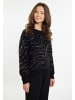 usha BLACK LABEL Damen Strick Pullover in Schwarz