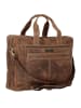 Greenburry Vintage Aktentasche Leder 42 cm Laptopfach brown