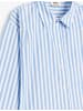 KOTON SHIRTS LS in Blau Gestreift