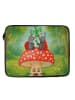 Mr. & Mrs. Panda Laptop Bag Marienkäfer Fliegenpilz Design ohne ... in Weiß