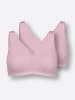 WITT WEIDEN Komfort-BH ohne Bügel in rosé-grau-bedruckt