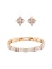 faina Women Jewelry Set in rose gold white
