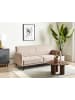 Beliani 3-Sitzer Sofa SENJA in Braun/Gold - (W) 198 x (H) 87 x (L) 95 cm