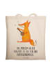 Mr. & Mrs. Panda Shopper Fuchs Gitarre mit Spruch in Creme