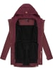 ragwear Softshellmantel Ybela in Wine Red22