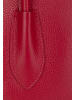 FELIPA Damen Henkeltasche Aus Leder in Rubin
