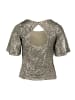 Vera Mont Pailletten-Bluse mit Flügelärmeln in Turf