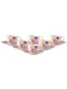 Villeroy & Boch 6er Set Espressotassen mit Untertassen Mariefleur Basic 80 ml bunt in bunt