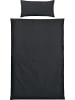Erwin Müller Mako-Satin Bettwäsche Landshut in schwarz