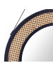 Beliani Wandspiegel CAMBRAI in /Schwarz - (W) 70 x (H) 104 x (L) 3 cm