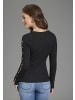 Bruno Banani Longsleeve in schwarz