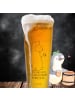 Mr. & Mrs. Panda Bierglas Alpaka Fahne mit Spruch in Transparent