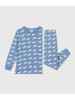 PETIT BATEAU Schlafanzug für Jungen in uni