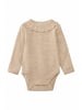 Hessnatur Hessnatur Langarmbody Pointelle aus reiner Bio-Merinowolle in sand