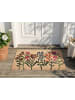 Beliani Fußmatte TEKKONA in Naturfarben/Bunt - (W) 50 x (L) 80 cm