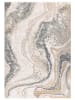 KADIMA DESIGN Teppich Velours Kurzflor, Abstraktes Marmor-Design, Naturtöne