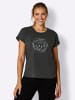 WITT WEIDEN Freizeitshirt in graphit-meliert
