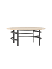ebuy24 Couchtisch Copenhagen Whitewash 100 x 100 cm