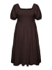 Vero Moda Gesmoktes Kleid in Chocolate Torte